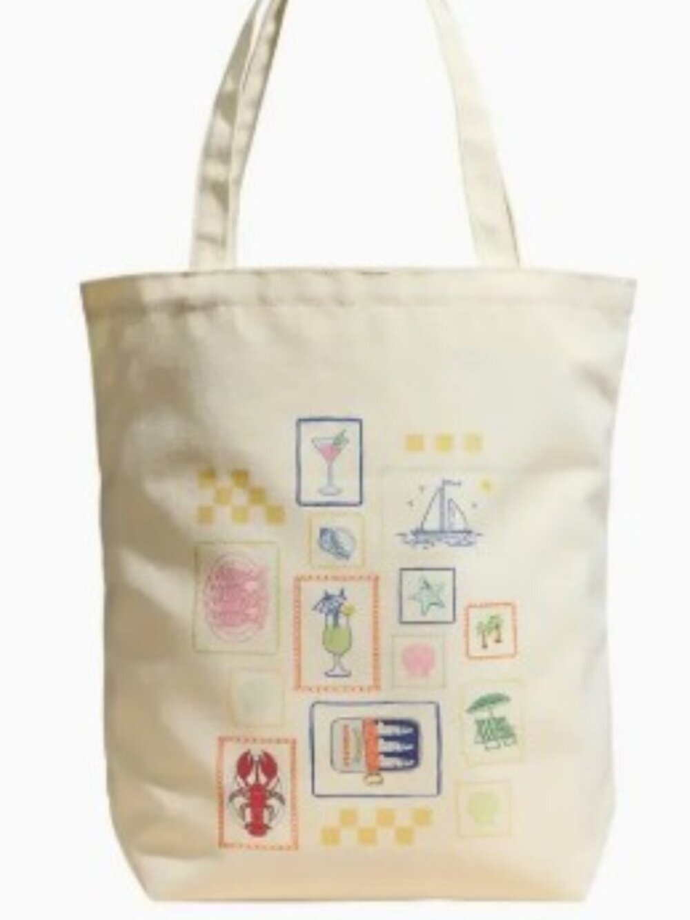 NWT Coastal Icon Print Everday Tote Bag 🦞